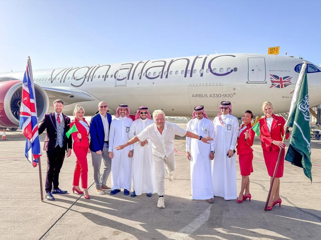 Sir Richard Branson in Riyadh in April 2025.