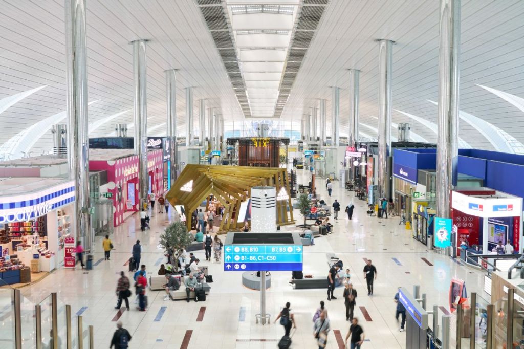 A file image of Terminal 3 at Dubai International Airport.