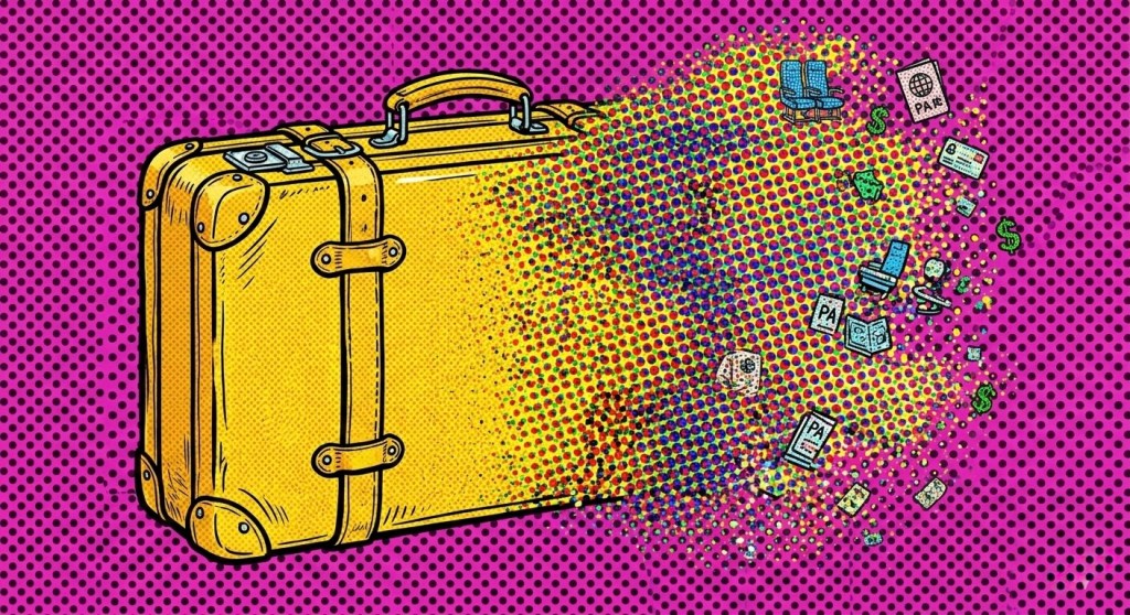 A suitcase