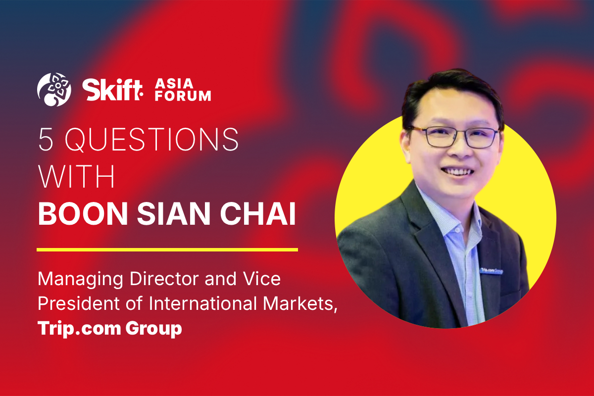 1200 x 800 - SASF 26 Speaker Feature - Boon Sian Chai, Managing Director and Vice President of International Markets, Trip.com Group