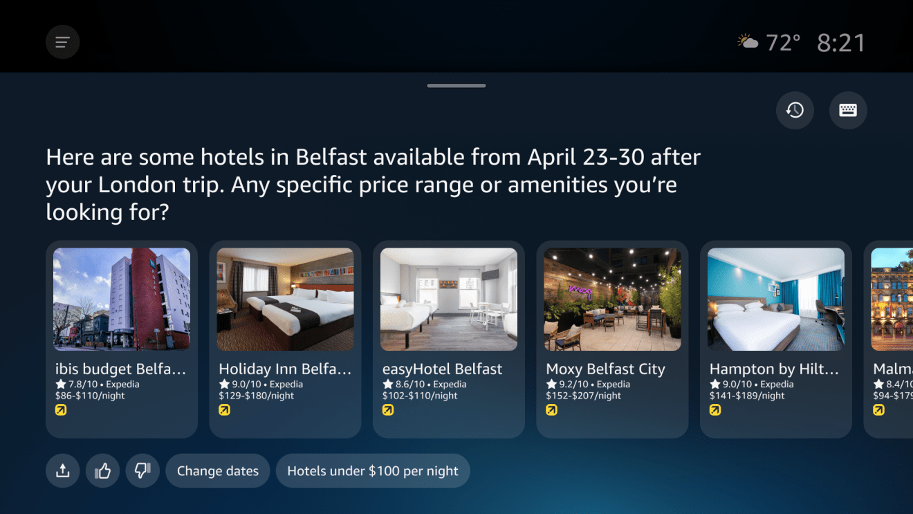Amazon Echo Alexa Plus Expedia
