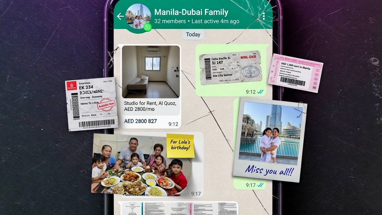 A family chat on WhatsApp