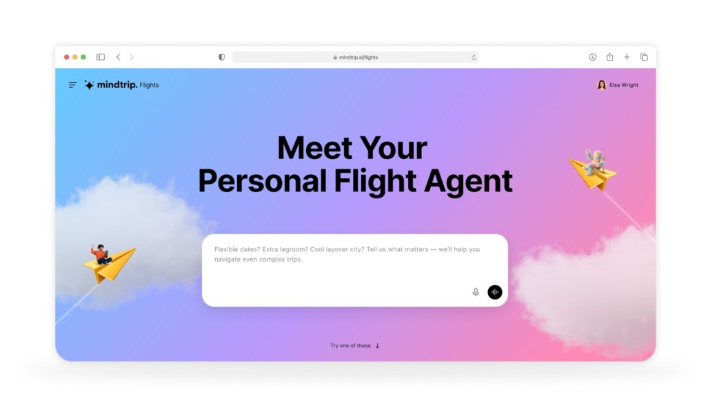 Sabre Mindtrip PayPal AI agentic travel booking