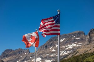 Two flags